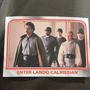 Star Wars Lando Calrissian Sticker - Black, Gray, Red